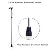 Kotiorname Rubber Cane Tips 7/8 Inch Cane Tips Replacement, Black,