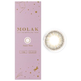 [ 宮脇咲良 プロデュース カラコン MOLAK (モラク) ワンデー 10枚入り メルティーミスト（度あり）[-5.00