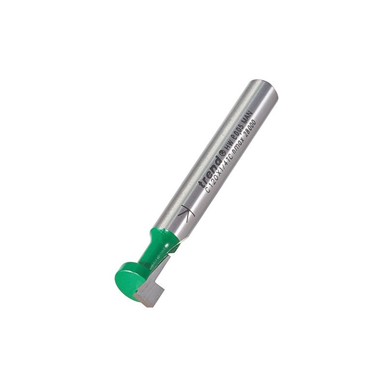Trend CraftPro Keyhole Router Bit 1/4" Shank 4.5mm Cutting Depth