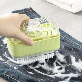 Soporte de Jabón en Espuma de Burbujas, Rodillo de Caja de Espuma de Jabón 2 Modos PP Verde Multifuncional Desmontable para Baño