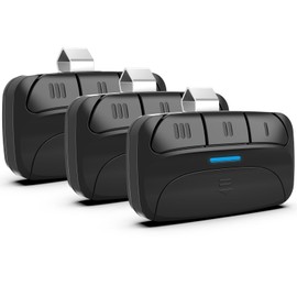 3 Garage Door Opener Remote for Chamberlain Liftmaster Craftsman Learn Button Openers, Replacement for 893MAX 893LM 891LM 371LM 373LM 971LM 973LM 81LM, Visor Clip Included