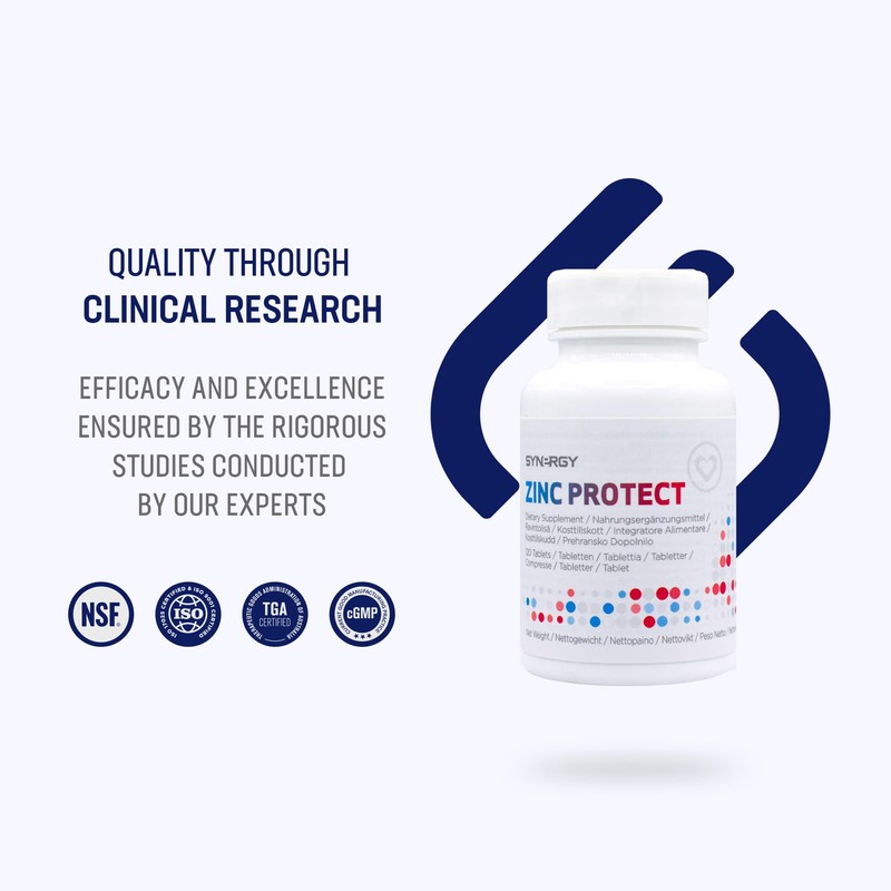 Synergy Worldwide Zinc Protect 120 Tablets | 15 mg Zinc