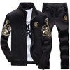 AOTORR Chándal deportivo para hombre, casual, con cierre completa, cálido,