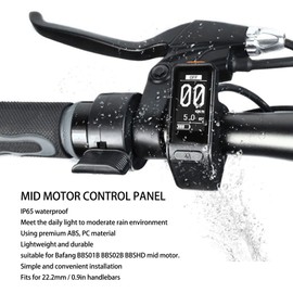 Electric LCD Display, Data Displaying, IP65 Waterproof, SW102 Display Panel Electric Display Control Panel for BBS01 BBS02 BBSHD Mid Motor