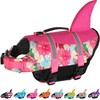 Dogcheer Dog Life Jacket Shark, Hawaiian Style Dog Life Vest