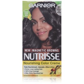 Garnier Nutrisse Nourishing Color Creme, 31 Darkest Ash Brown