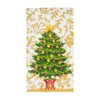 Caspari Gilded Tree Guest Towel Napkins - 15 Per Package