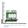 Pack 4PCS Oh This Calls for A Spreadsheet Stickers Funny