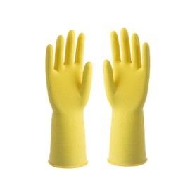 Floatdream 6 Pairs Reusable Rubber Household Gloves, Rubber Gloves with Non-Slip Handle, Household Gloves, for Housework, Cleaning, Laundry, Car Washing