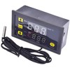4pcs W3230 12V Digital Temperature Controller with NTC Temperature Probe
