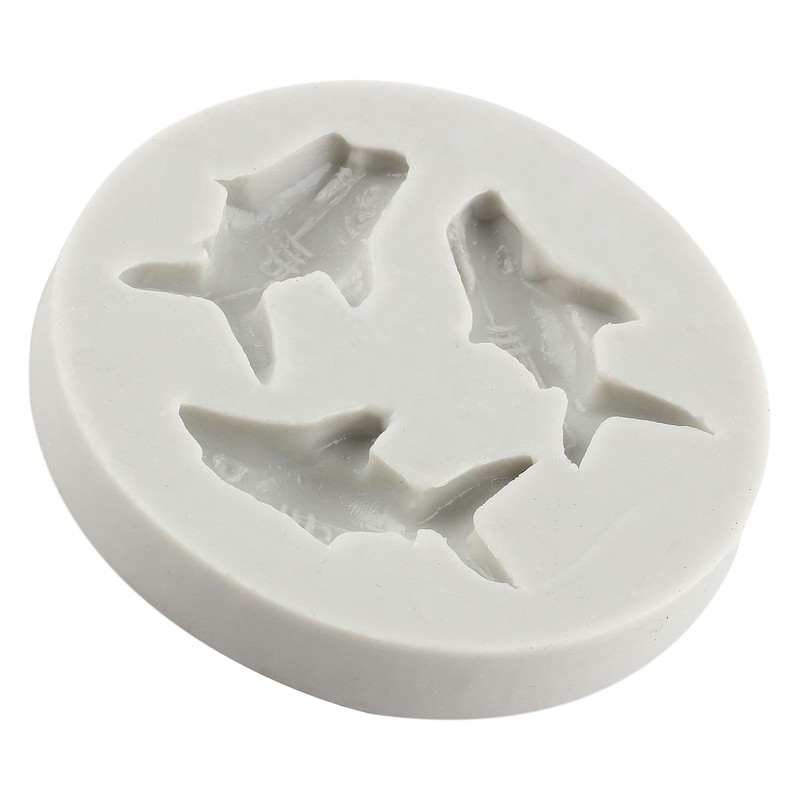 TAOXIBEI Sea Animal Polymer Clay Mold Shark Silicone Molds for
