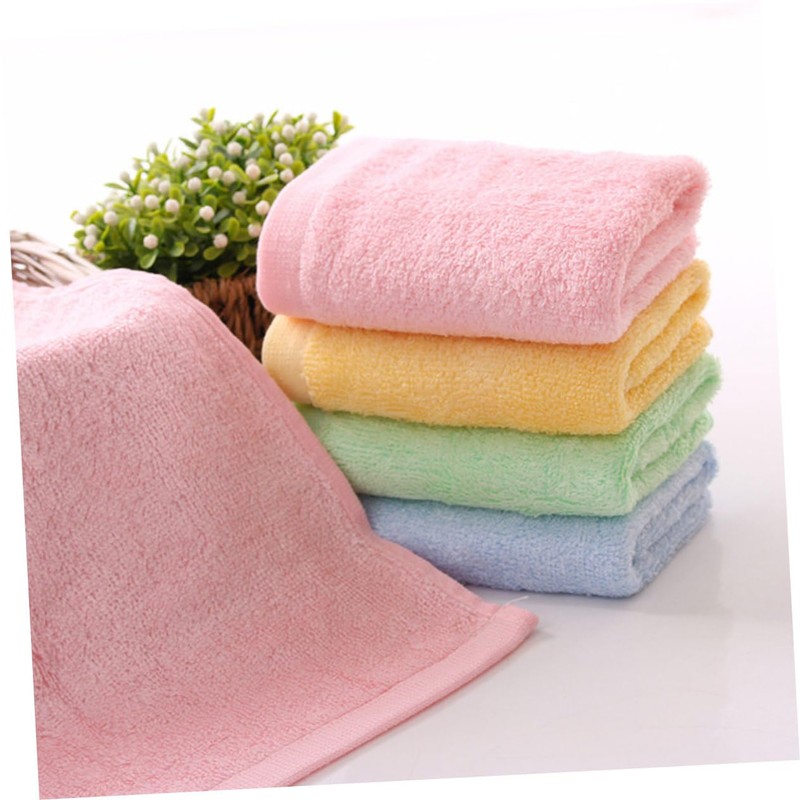 Outanaya 8Pcs Washcloths Soft Absorbent Towels Fluffy and Durable for