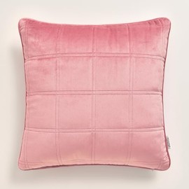 ROOM105 Room99 Colette 40 x 40 cm Decorative Cushion Cover Cushion Cover Decorative Cushion Cover Throw Cushion Cover Aesthetic Modern Bedroom Living Room Velvet Pink 1 Piece
