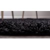Unique Loom Solo Solid Shag Collection Area Modern Plush Rug