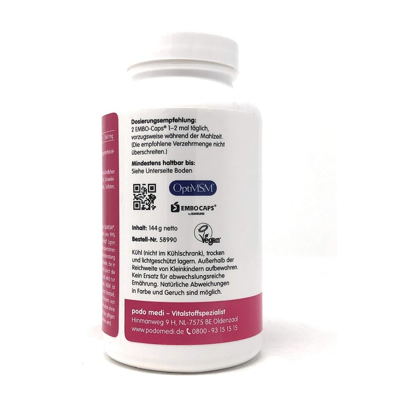 Woscha MSM 780mg 160 Vcaps