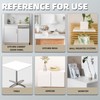 ZYJT White Wood Veneer, Luxury Design 24" x 48" Non