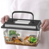 Reptile Cage - Reptile Feeding Box Snake Breeding Cage,Portable Habitat