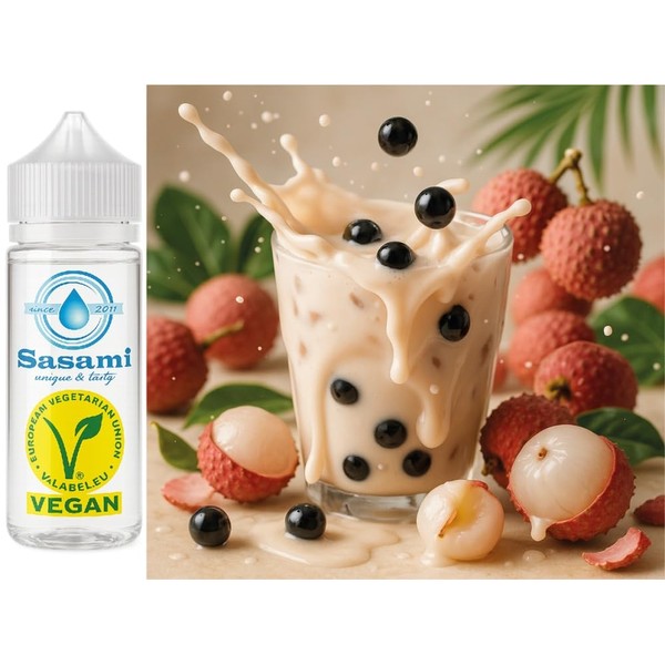 Lychee Bubble Tea Aroma Concentrate Vegan Sasami 100 ml