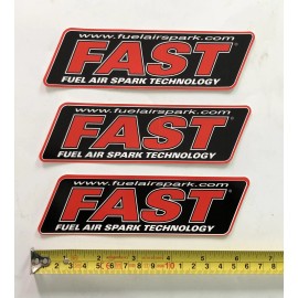 Unbranded 3 FAST fuel air spark tech DECALS STICKERS racing drags hotrods offroad drifting