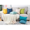 Madizz Set of 2 Short Chenille Throw Pillow Covers 26x26