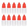 sourcing map Plastic Dropper Bottles, 5ml/0.17 oz Empty Squeezable Dropper