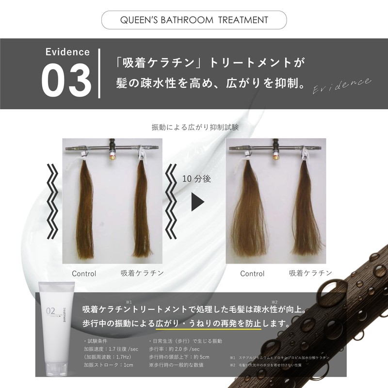 【 QUEEN'S BATHROOM 】Queen's Bathroom Hair Treatment 240g, High Concentration