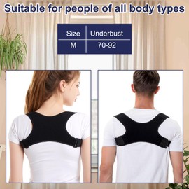 Rücken Geradehalter, Verstellbare Haltungskorrektur Rücken Herren Damen, Atmungsaktive Rückenstützgürtel, Haltungstrainer für Vorbeugung von Schulter- und Rückenschmerzen