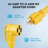 Kohree 50 amp to 110V Adapter RV Plug, 15 Amp