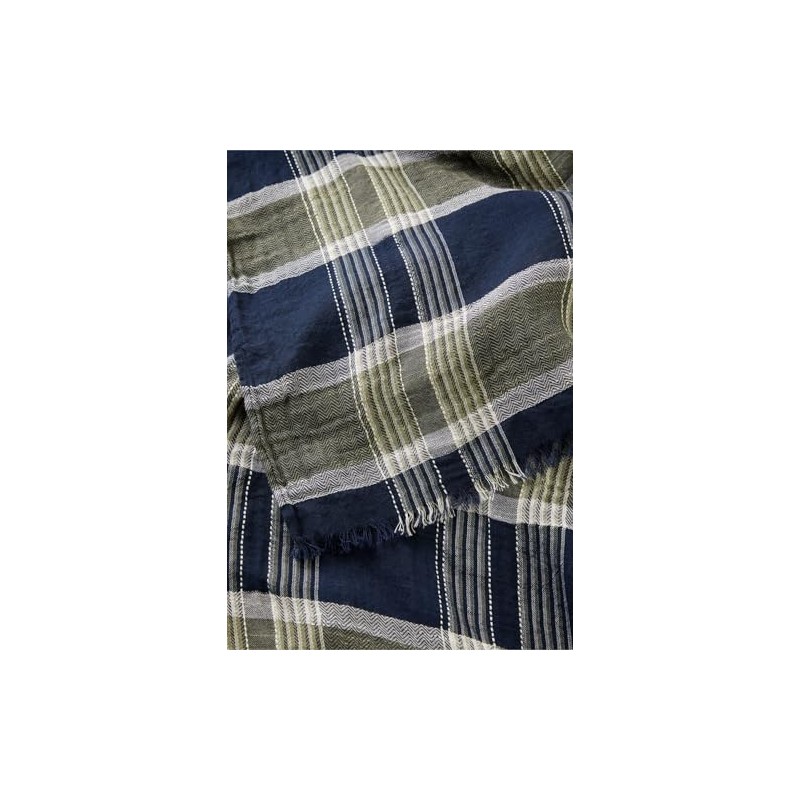 camel active Men's Organic Cotton Scarves, dark green, Unit size