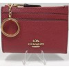 COACH Pass Case Leather RED Women 88250 Fragment Case with
