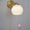 NDDSWM Gold Wall Sconce, mid Century Modern Sconce with Hand