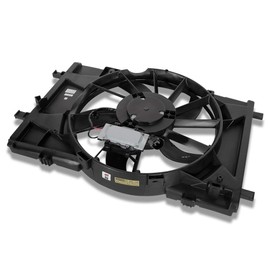 Auto Dynasty - FO3115183 OE Style Radiator Cooling Fan Assembly Compatible with Ford Fusion Mercury Milan 2.5L 3.0L 10-12