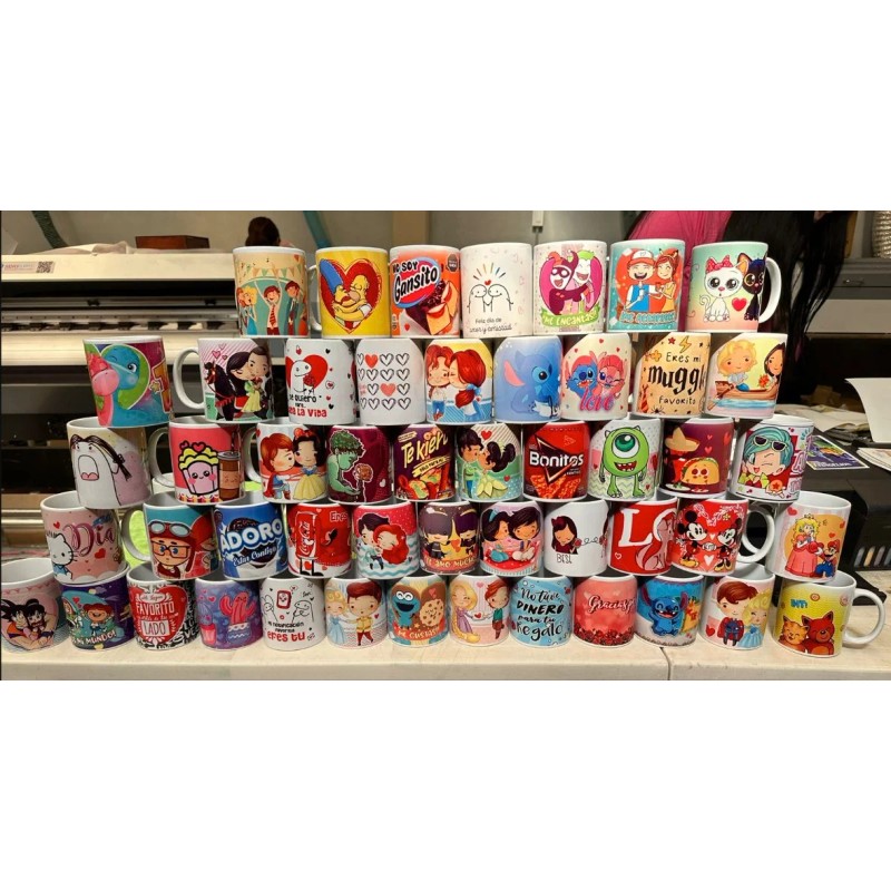Like Shop 50 Tazas Diseños Surtidos Recuerdo Dia Del Amor