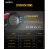 Partsam Wireless LED Trailer Light Kit, Square Portable Magnetic Stop