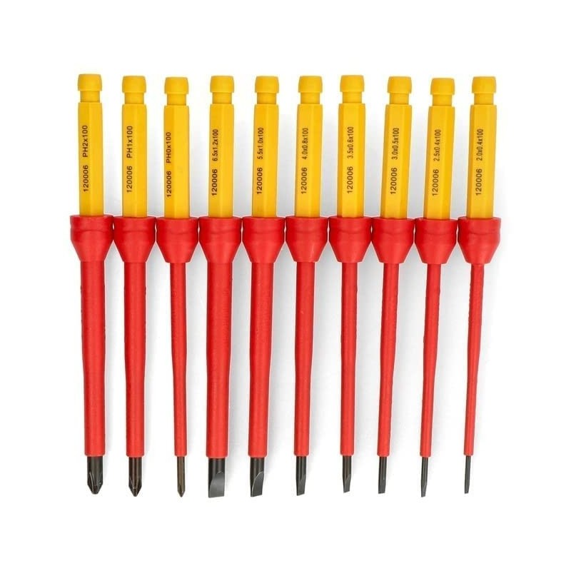 Yato YT-28290 IZOL 12 Piece Screwdriver + Bits Set VDE