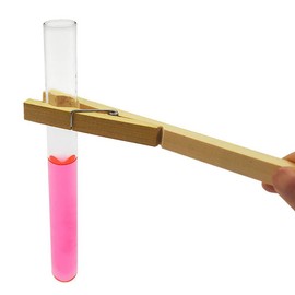 Wooden Test Tube Clip, 10 Pieces, Practical Test Tube Holder for Laboratory, Chemical Experiment, Accessories