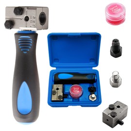 MIUUIPI Brake Line Flaring Device, 3/16 Inch Pipe Extension Tool, Hand Flaring Tool 4.75 mm, Removable Design, Universal Brake Line Flaring Tool for Air Conditioners, Vehicle Lines