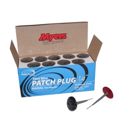 Patch Rubber Company 14041 1/4-Inch Pilot Wire Patch Plugs with 1-3/4-Inch Diameter Patch for Radial Tire Tread Puncture Repairs, (Box of 18)