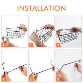 G.CORE Peg Board Organizer Accessories, 18 Pack Pegboard Hooks Assortment Set Peg Baskets Cups Hook Accessory, Various Tools Storage Arrange System Kit for Garage Workshop Workbench Hobby Craft Office