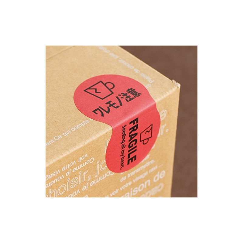 Delivery Seal waremono Attention fragile (X 100 Sheets) Fra – 1S