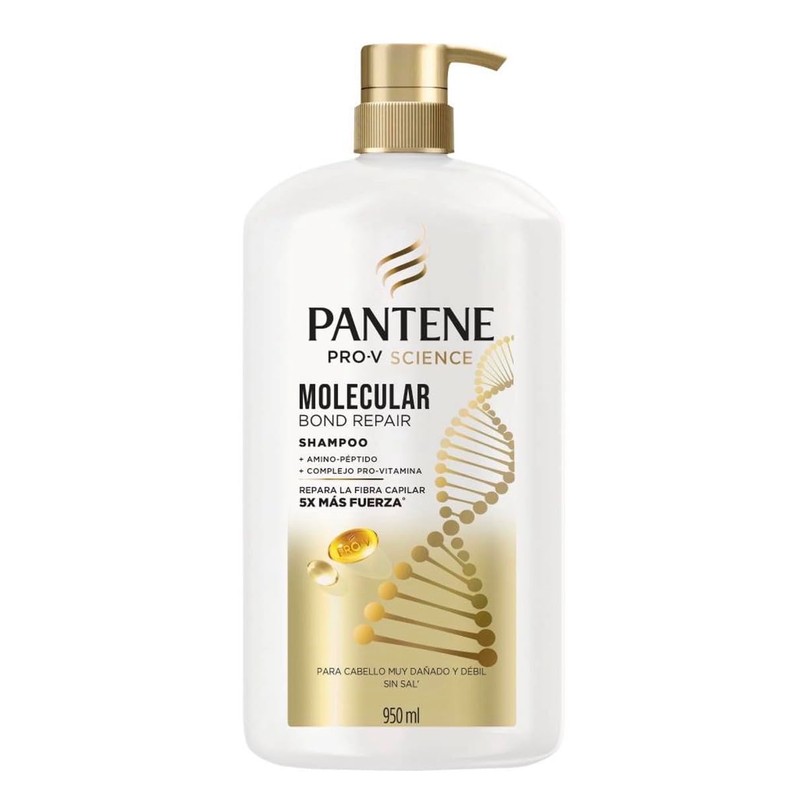 Pantene Pro-V Science Shampoo Molecular Bond Repair, con Amino-Péptido y