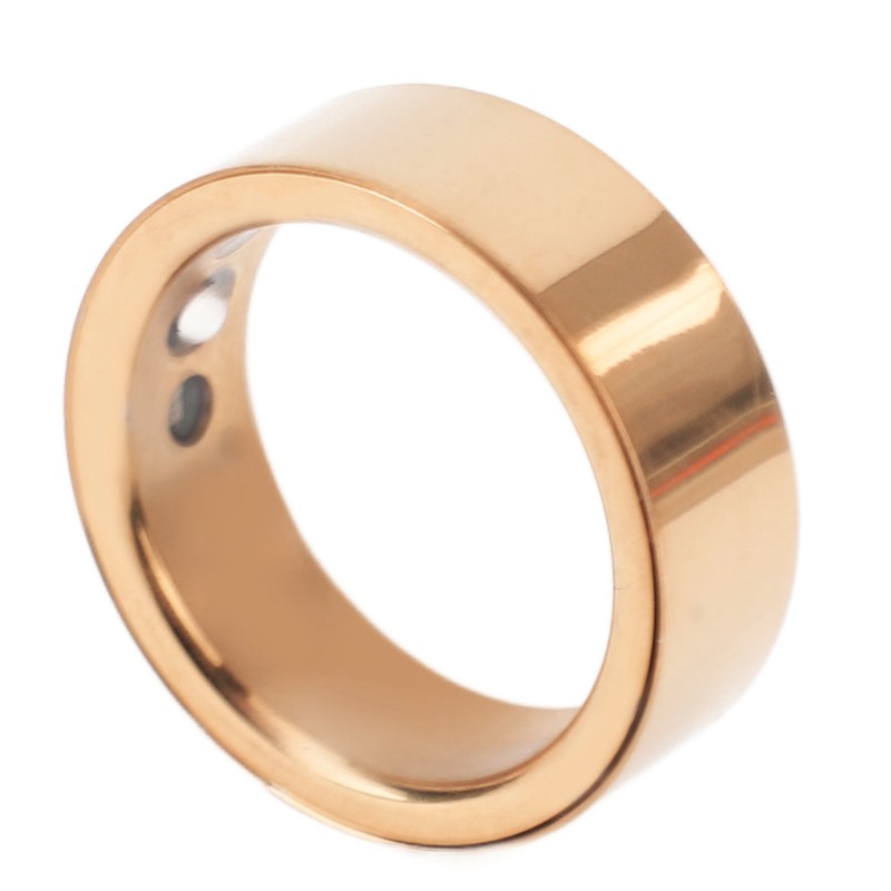 Bluetooth 5.0 Smart Health Ring IP68 Waterproof Stainless Steel Multifunctional
