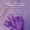 Curl Keeper Guantes de peinado de secado rápido para cabello