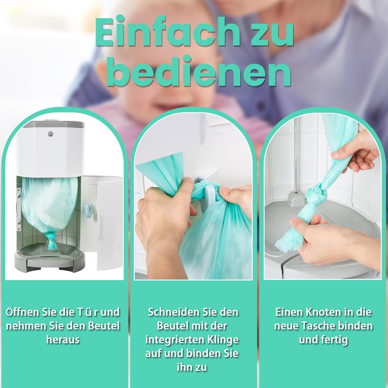 Nappy Bin Refills Suitable for Korbell – Pack of 6