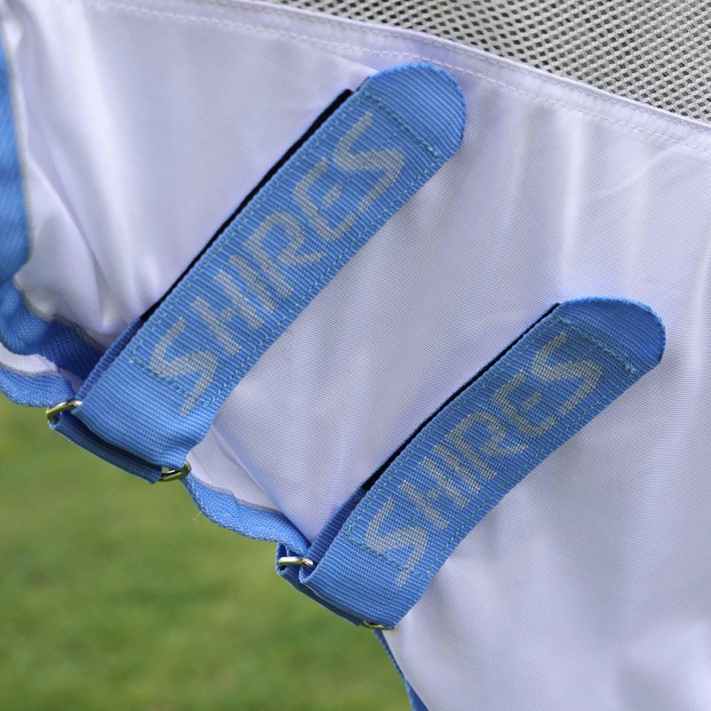 Shires Tempest Original Fly Mesh Combo Rug - Sky Blue