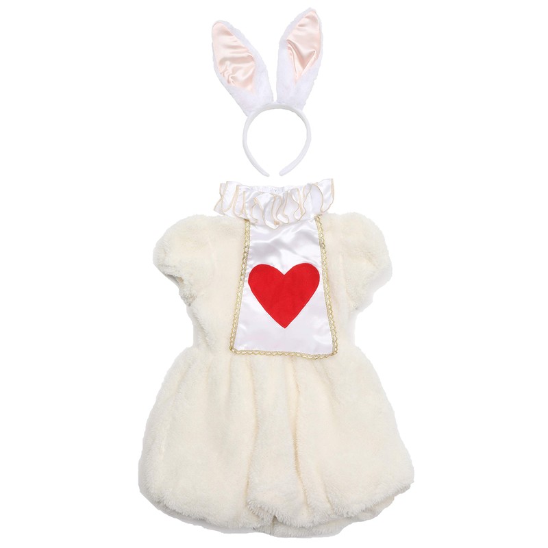 Party City Wonderland Rabbit Girl Costume, Cosplay, Kids, 39.4 inches
