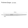 sourcing map Metric Thickness Feeler Gauge 0.1mm Stainless Steel Measuring