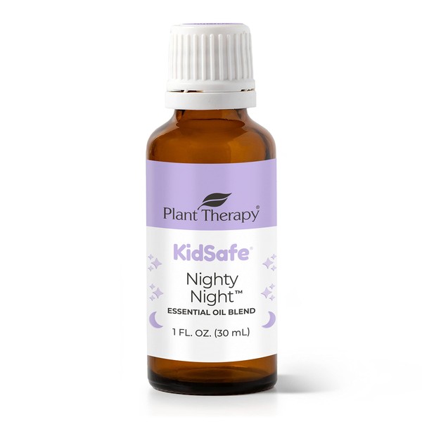 Plant Therapy KidSafe Nighty Night Essential Oil Blend for Sleep 30 mL (1 oz) 100% Pure, Undiluted, Natural Aromatherapy, Therapeutic Grade