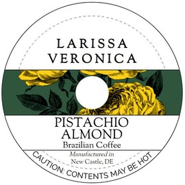 Pistachio Almond Brazilian Coffee (Single Serve K-Cup Pods) (Gourmet, Naturally Flavored, Whole Coffee Beans) (12 pods, ZIN: 577266)
