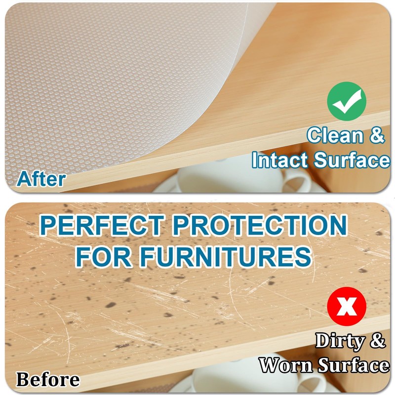 Non-Slip Drawer Liner, Shelf Liner 30cm x 300cm Roll, Anti-Moisture